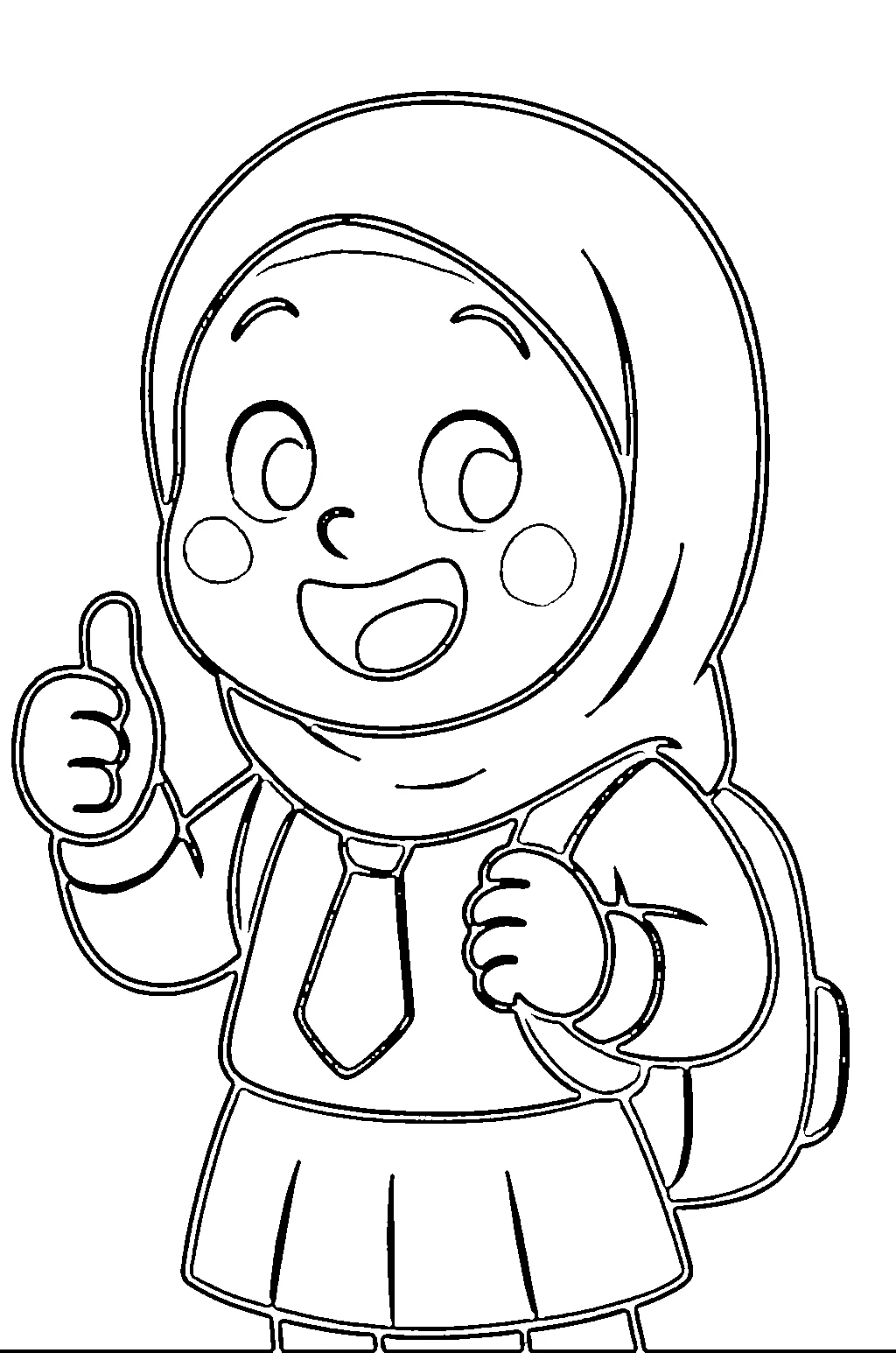 Gambar Gambar Mewarnai Anak Sekolah Dasar Indonesia 4 siap untuk diwarnai